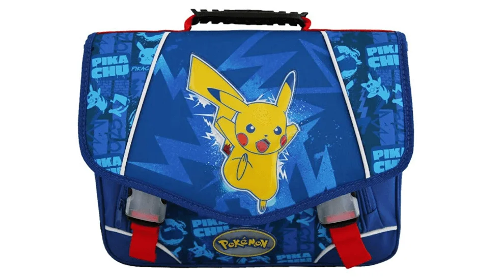 Cartable Bagtrotter bleu Pokémon