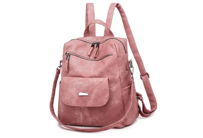 Ubaymax - Sac à dos de ville en cuir imperméable pour femme